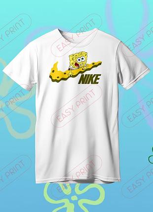 Футболка найк губка боб nike sponge bob1 фото