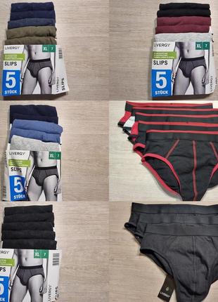 Чоловічі сліпи livergy xl , труси хл , мужские трусы слипы ливерджи  німеччина хл