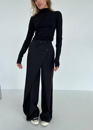 Женские брюки с запахом, штаны