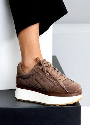 Якісні натуральні замш кросівки снікерси на платформі/танкетка 35.5-39. є кольори ❤️