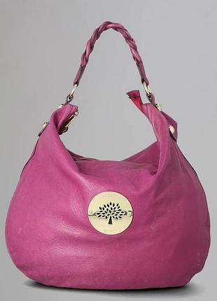 Велика шкіряна сумка хобо