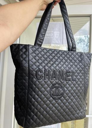 Шоппер в стиле chanel