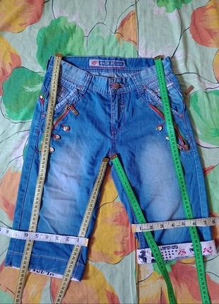 Bagrbo classic fashion стильные шорты-бриджы джинсовые  унисекс шикарные размер 26.3 фото