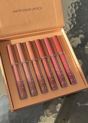 Набор матовых блесков для губ handaiyan