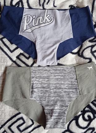 Шикарные нежные трусики pink victoria secret,p.xs, тайланд