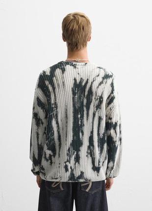 Свитер мужской серовато-бежевый zara new