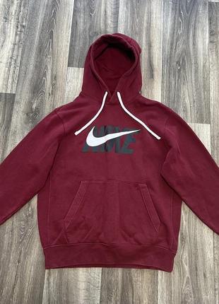 Nike hoodie orange logo sale