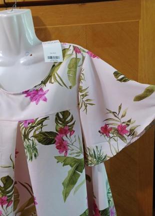 Новая красивая блуза туника в цветах р.22 - 24 от yours3 фото