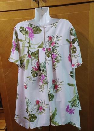 Новая красивая блуза туника в цветах р.22 - 24 от yours2 фото