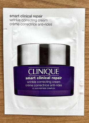 Clinique smart clinical repair wrinkle correcting cream поживний крем від зморшок, тестер (1 мл)