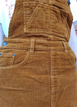 Сарафан вельветовый теплый s