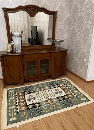 Ексклюзивний турецький бавовняний двосторонній килим без ворсу, розмір 80x1502 фото
