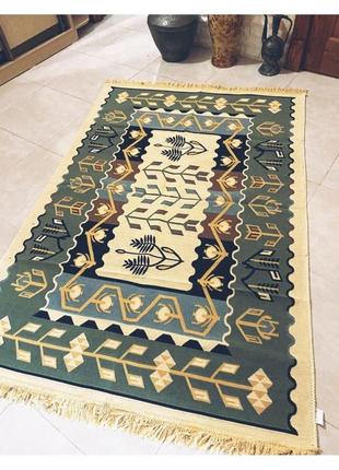 Ексклюзивний турецький бавовняний двосторонній килим без ворсу, розмір 80x1504 фото
