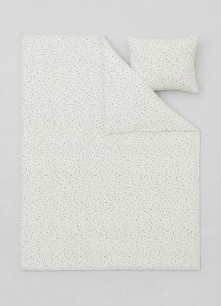 Комплект постельного белья h&m односпальный 140х200, наволочка 65х65