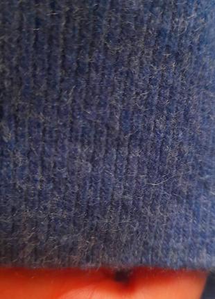 Мужской свитер шерстяной kitaro men пуловер джемпер синий xl размера германия3 фото