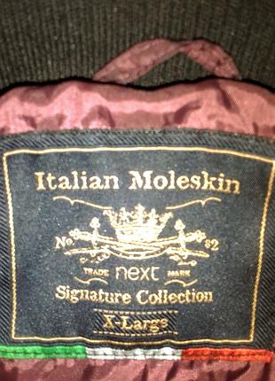 Куртка котонова 54р.italian moleskin.