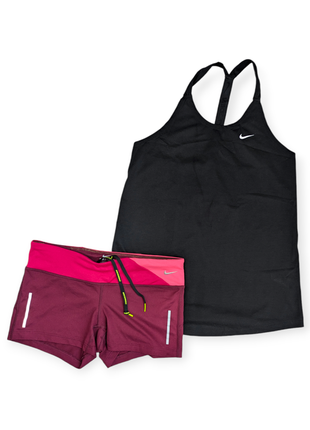 Набор спортивный nike dri-fit шорты и майка