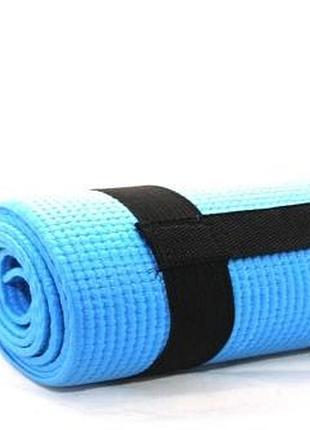 Переноска для йога коврик yoga strap чорний уні 72см