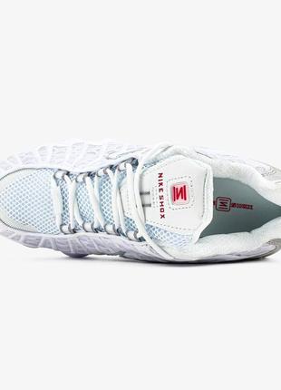 Nike shox tl "white"мужские качество высокое удобны в носке стильные8 фото