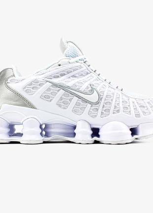 Nike shox tl "white"мужские качество высокое удобны в носке стильные6 фото