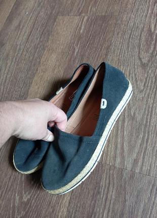 Натуральні шкіряні шкіра замша еспадрильї макасіни