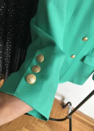 Пиджак винтажный шерстяной золотые пуговицы