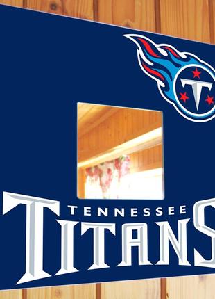 Дзеркало «tennessee titans» американський футбол nfl команди, для фанатів нфл, подарунок для спальні