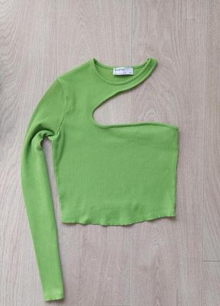 Асимметричная кофта лонг от bershka