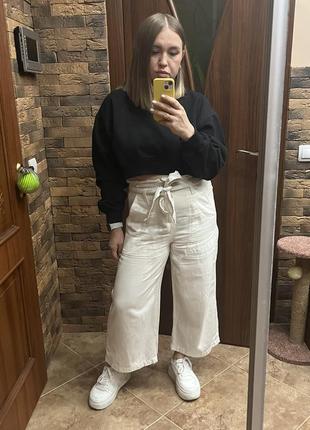 Кюлоти жіночі бавовняні світлі topshop
