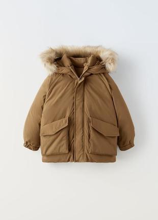 Куртка  пуховик єврозима zara 92,104