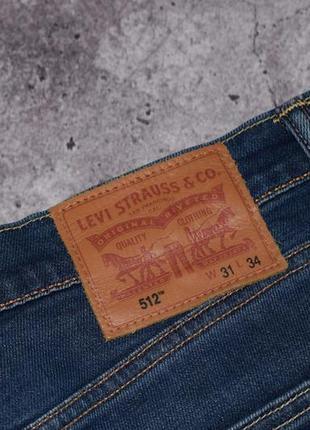 Levis 512 slim taper jeans (мужские джинсы слим левис 511 510 501 )7 фото