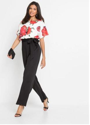 Комбінезон в квітах на високий зріст🔥