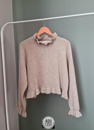 Свитер осенний бежевый свитер зимний свитер primark
