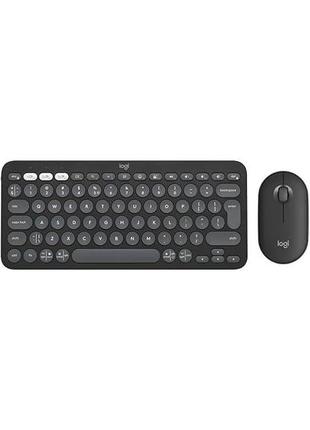 Клавиатура logitech pebble 2 combo – английская раскладка, цвет графит витрина