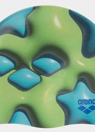 Шапка для плавання arena hd cap темно-зелений, бірюзовий уні osfm