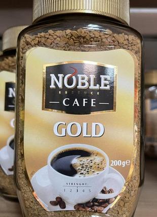 Кава розчинна noble cafe gold 0,200 кг