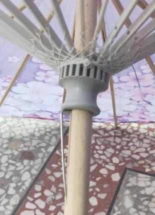 Китайский летний зонт от солнца ветвь сакуры