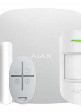 Комплект бездротової охоронної сигналізації ajax starterkit (білий та чорний колір)