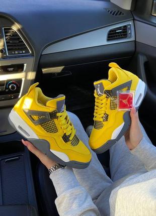 Мужские кроссовки jordan 4 retro lightning6 фото