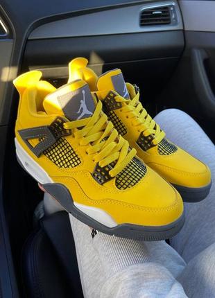 Мужские кроссовки jordan 4 retro lightning1 фото