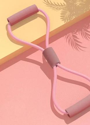 Эспандер для фитнеса fitness тренировок похудения спорта йоги восьмерка для мужчин женщин