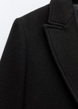 Новое макси длинное шерстяное пальто зара