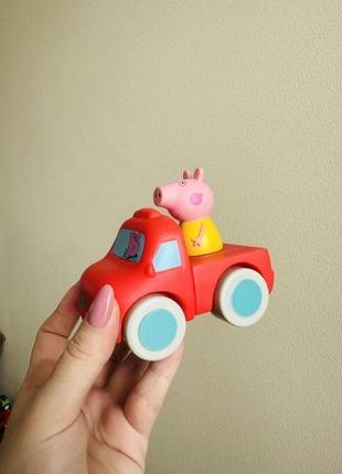 Игрушка-конструктор для ванной peppa pig пеппа и машинка