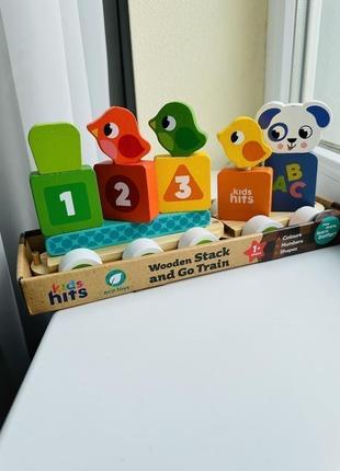 Игрушка деревянная kids hits merry little train
