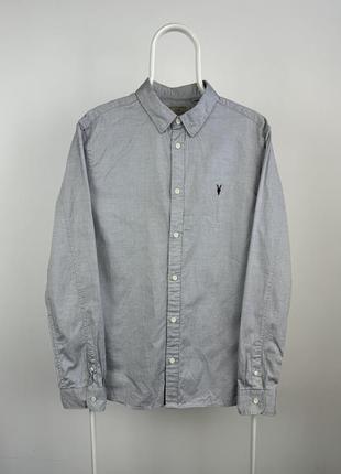 Классическая рубашка с длинным рукавом all saints redondo ls shirt