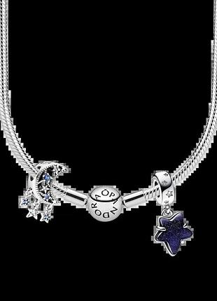 Подарунковий комплект pandora пандора "зірка та півмісяць" gp-0277