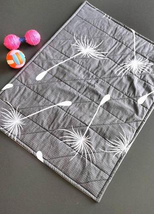 Пелюшка багаторазова для тварин м 45х60 см кульбаба сіра