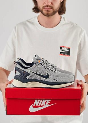 Кросівки чоловічі nike zoom "lunar apparent" light grey black