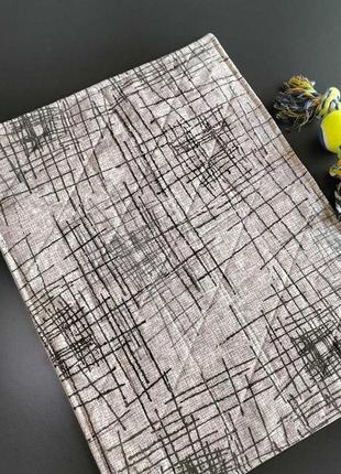 Пеленка многоразовая для животных s 30x45 см абстракцыя белая