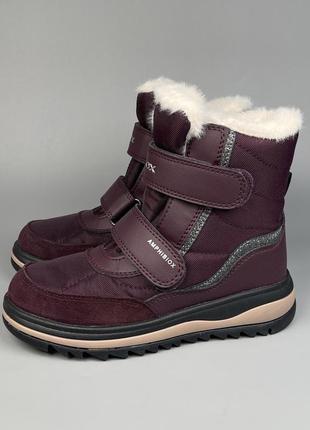 Зимові ﻿﻿черевички geox adelhide 28, 29, 30, 32, 33, 34, 36, 37 р.